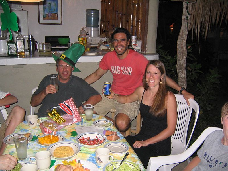 IMG_3623 St Patricks Day margaritas with our new found friends from Texas.