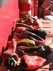 IMG_3666 Drying chilli peppers.