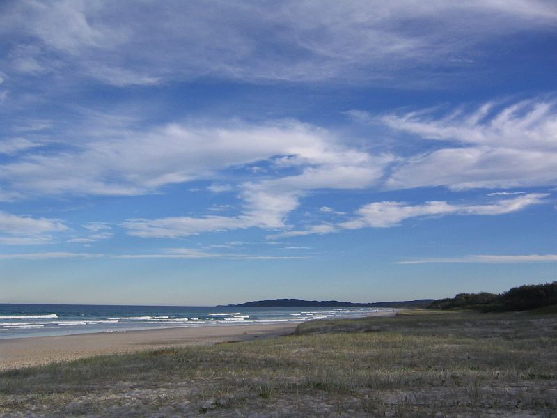 IMG_4340 Tallows Beach, a wild expanse picking up the south swell just south of Byron Bay.