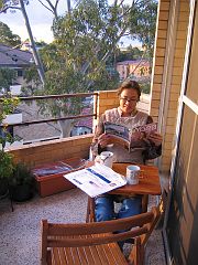 IMG_4058 Back at Chem's in Korgarah, Sydney, enjoying the evening sun.