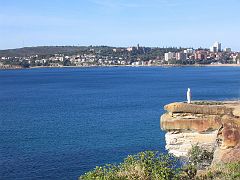 IMG_4078 The view, looking back at Manly, from the cliff where I was staying.