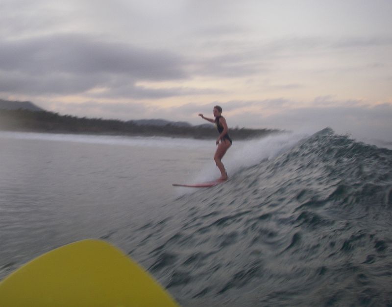 SAL_0406_cr Surfer's eye shot of amanda on dawn patrol.