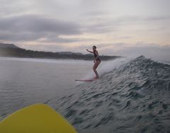 SAL_0406_cr Surfer's eye shot of amanda on dawn patrol.