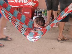 SAL_0763 Small baby, large hammock.