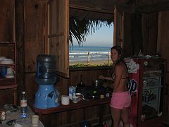 SAL_0784 We moved into new accomodations (hut) for the last 2 nights.
Nice view form the kitchen.