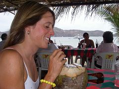 SAL_0873 Slurp...last coco helado on the beach in Zee-won-tan-nay-ho before flying home.