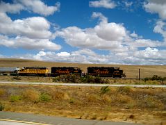 train Heading deeper south.