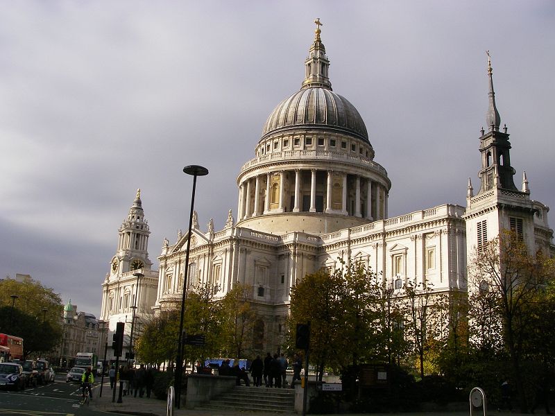 IMGP1825 St Paul's Cathedral where Charles & Di were wed.