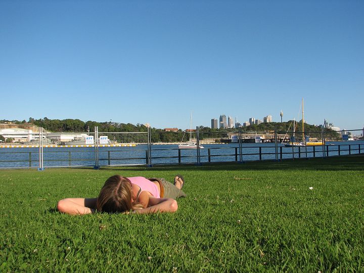 IMG_7997.JPG - Amanda checks out Sydney from a distance.